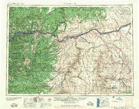 1957 Map of The Dalles, OR — High-Res | Pastmaps